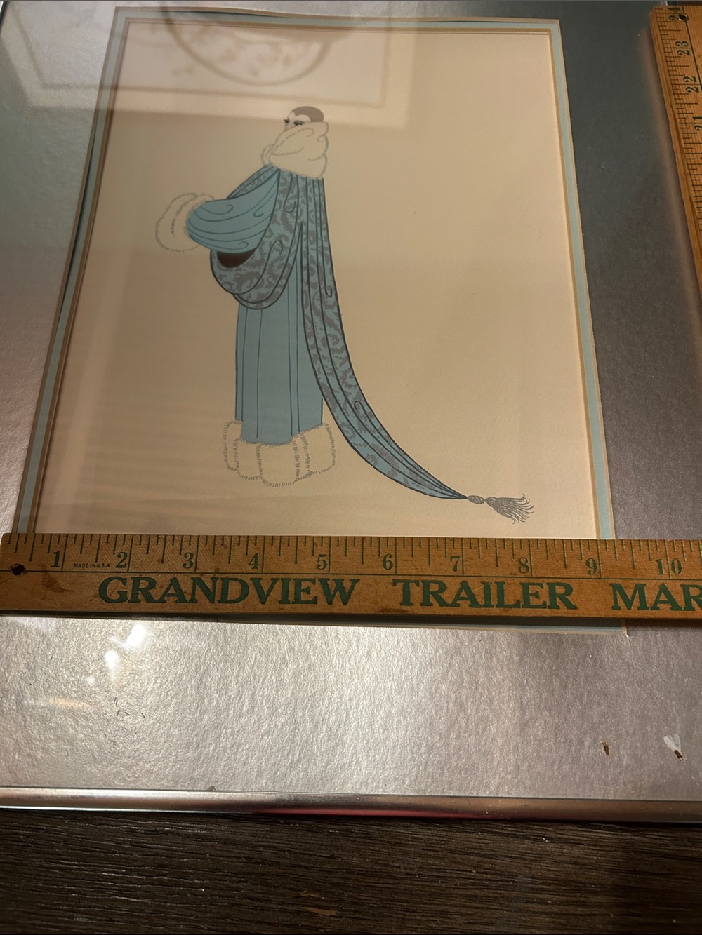 Erte Elegance Limited edition fashion lithograph signed and numbered please read - Picture 14 of 15